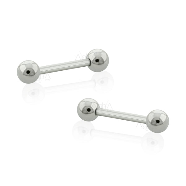 Golden Nipple Barbell..4mm Cz's..14g..12mm..14..or..16mm..Surgical  Steel(Single one)